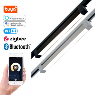 ERDU Customizable Black and White Cob Spotlight 7W Linear Track Light