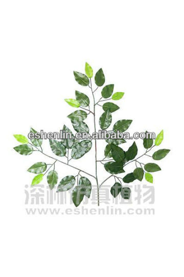 mini artificial ficus leaves plant;artificial tree branch