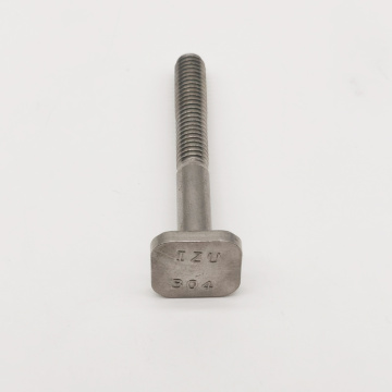 General Industry SS304 SS316 Flat T Head Bolt