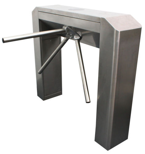 Sus304, Rs485 Ip54 Bridge Slope Cover Tripod Access Control Turnstiles Subway Station