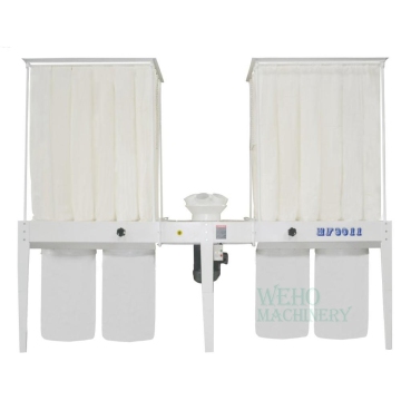 High Efficiency Industrial Vacuum Cleaner with Fabric Bags for Wood Dust Collection and Cyclone Extraction
