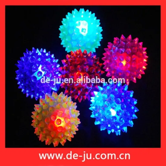 LED Multi-Color Shinning Fluffy Kids Flash Ball Toy