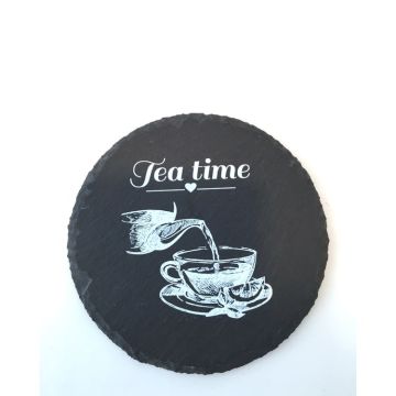Hot Sale Custom Round Slate Coasters