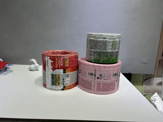 PVC Shrink Bottle Labels for Beverage Bottles
