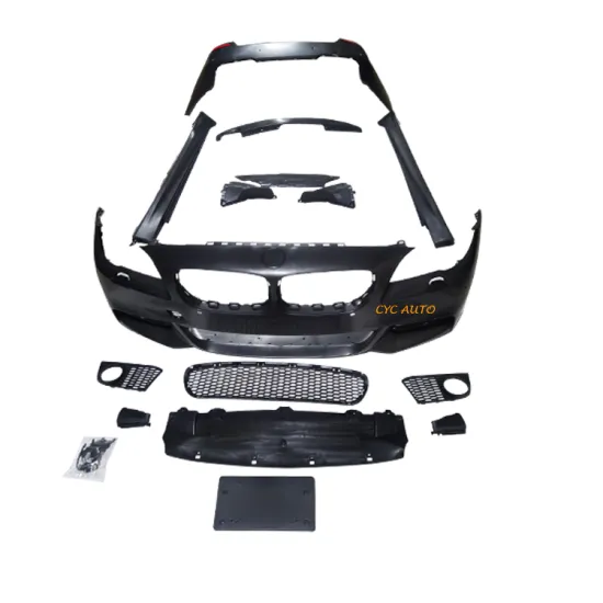 F10 Tuning M5 Look Bodykit for BMW: Bumper, Side Skirts, Diffuser for 520i/523i/530i (2010-2017)