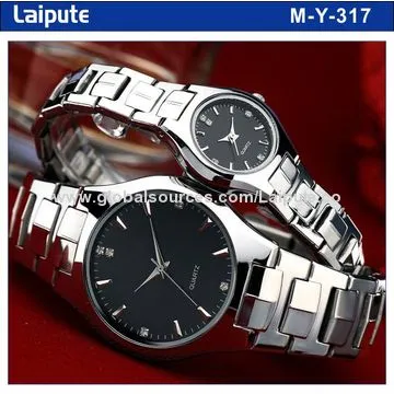 Fashionable Lover Tungsten Steel Watch