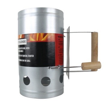 New Design Metal Outdoor BBQ with Electrophoretic Coating and Charcoal Starter