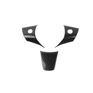 Carbon Fiber Plastic Steering Wheel Trim 3 Piece for Tesla Model 3 M3 & Model Y MY