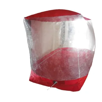 Inflatable Motorcycle Tent: 2.8mx1.2mx1.5m Clear Bubble Cover for Motorbike Storage