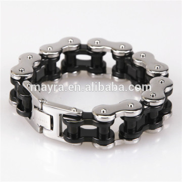 New stainless steel Crystal bike chain bracelet for women Cool Designs Jewelry
