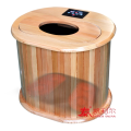 Caixa popular de sauna pequena de cicuta para sauna a pé