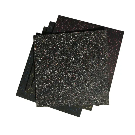 Environmental protection Easy to clean customized non-slip 20mm mat gym rubber floor