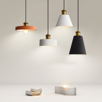 Nordic E14 Metal Shade Industrial LED Pendant Light for Modern Bar Dining Room Kitchen Home Chandelier