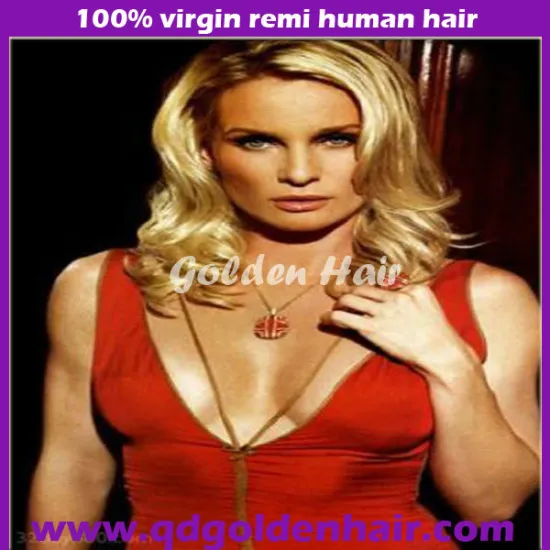 Fashionable Best Seller High Quality Human Hair Long Blonde Wig For Women