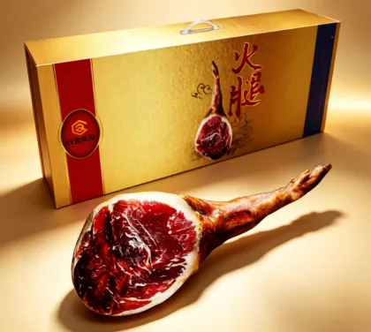 Pork ham, cured meat, whole ham