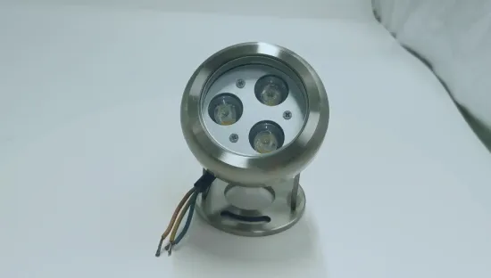 304 stainless steel waterproof IP68 3W led underwater