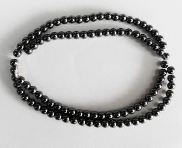 4MM Hematite Round Beads