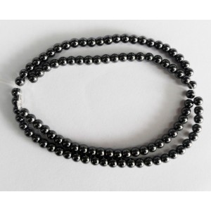 5MM Hematite Round Beads