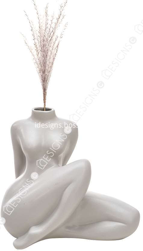 Body Flower Vase Modern Boho Art Vase