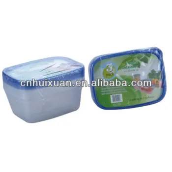 Plastic crisper vacuum box with lock
