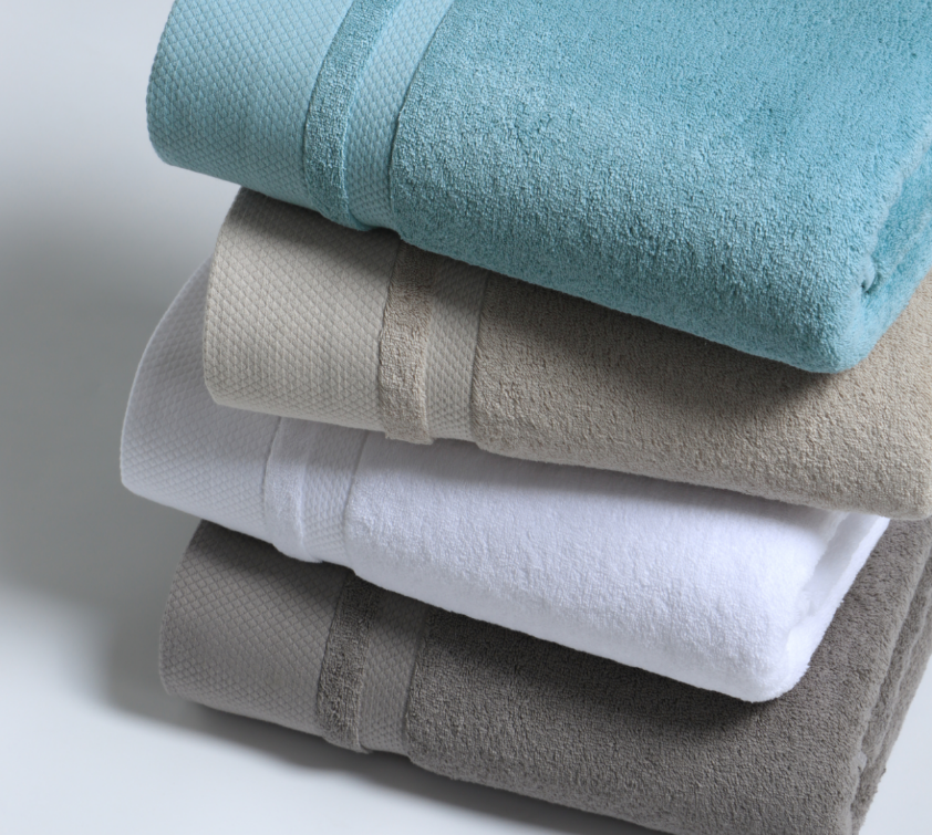 Hotel Style Wide Satin Edge Towels