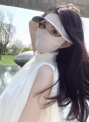 3D Anti-UV Golf Silk Face Cover - Breathable Sunscreen Mask Hat