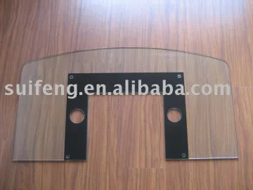 range hood glass