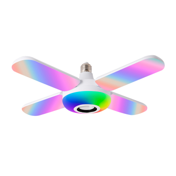 RGB Music Light 40W E27 Fan Blade 220V Starry Night Light
