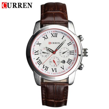 Leather Band Business Gift Men Watch