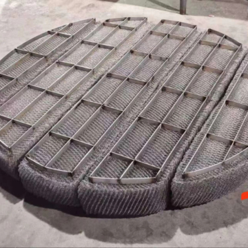 Custom Made Stainless Steel 304 Oil and Air Wire Mesh Demister Pad for Distillation Tower