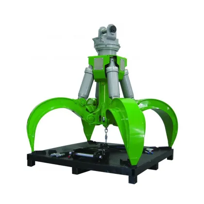 China Hydraulic Orange Peel Grapples for Excavators and Trucks