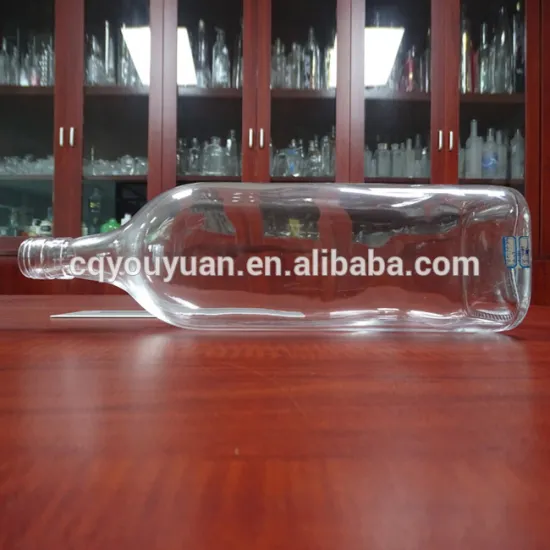 3000ML Round Big Mouth Glass Spray Bottle Wine Bottles Brandy