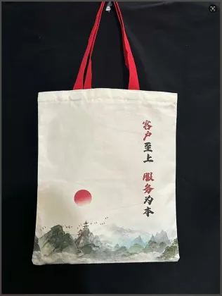 Canvas tote bag custom