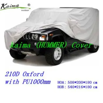 Polyester & polypropylene SUV car cover