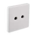 Hot two gang TV socket