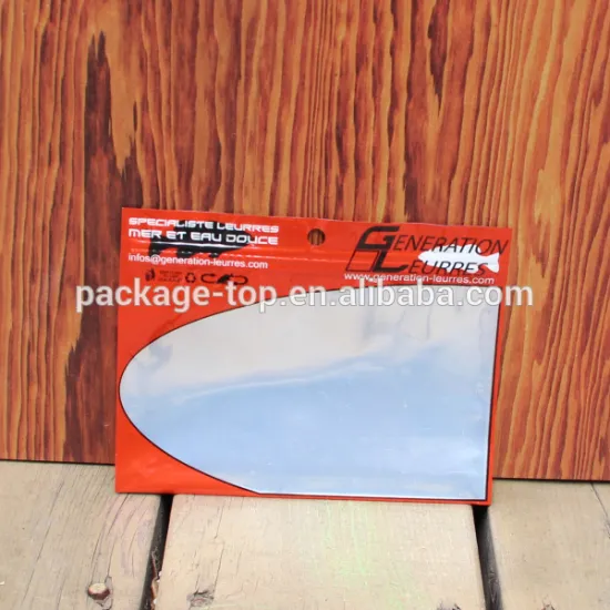 custom printed fishing lure ziplock bags/waist bag for lure fishing