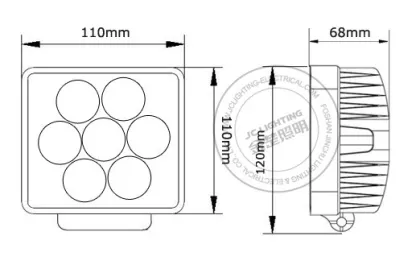 2016 cree led work light 35w, square led work lights motorcycle headlight
