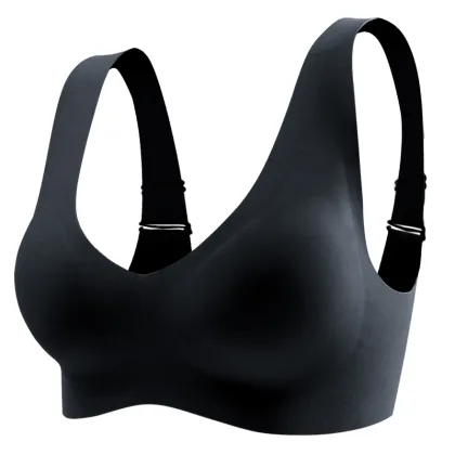 Full Coverage Wireless Ice Silk Comfortable Sleep Bra