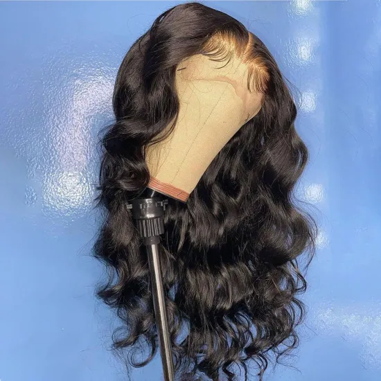 Fast Shipping 180% Density Virgin Brazilian 4x4 Lace Closure Human Hair Wig Silky Straight Wigs with Closure for Black Women
