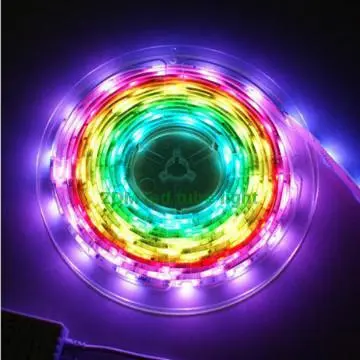 Christmas decorating RGB 5050 flexible solar rope light DC12V