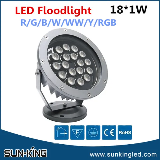 Hot sale powerful DMX512 led outdoor projection lamp 36W led rgb flood lamp