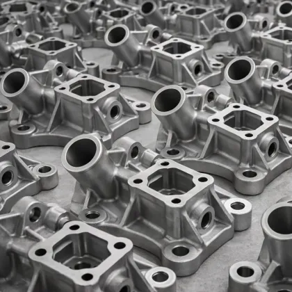 Casting pump housings and fluid control body machining