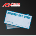 Beaded Cuff Disposable Vinyl Gloves