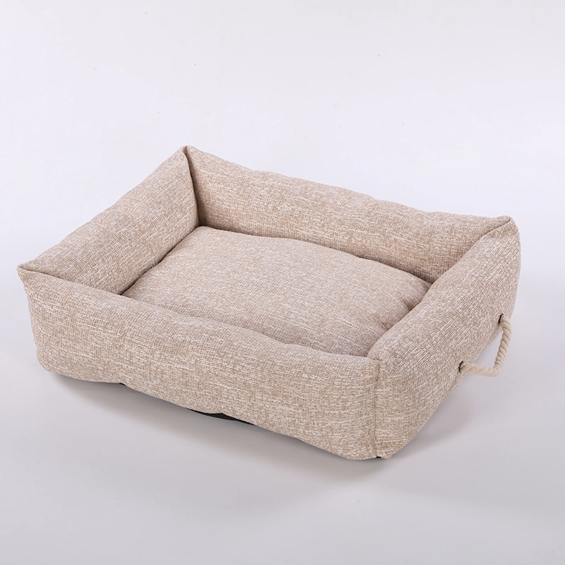 Jacquard Fabric Eco-Friendly Stocked Soft Economic High Quality Dog Bed