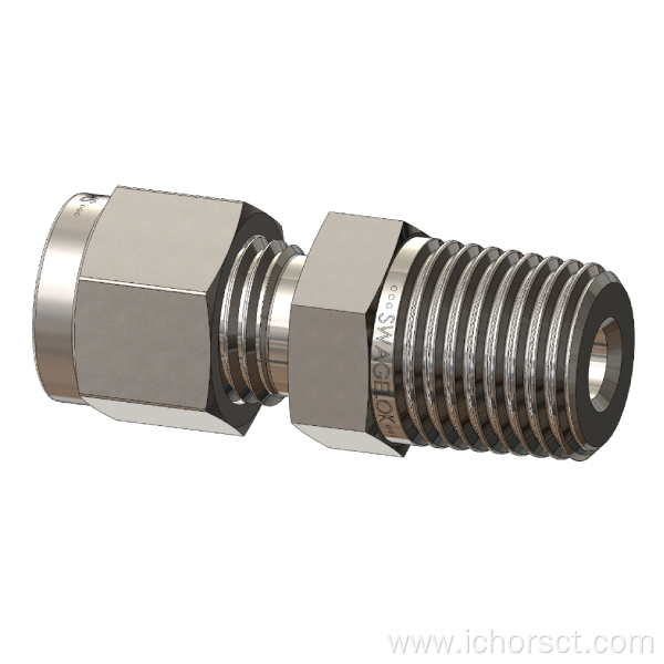 ISO/BSPT Tapered Thread Tube Fitting Connector