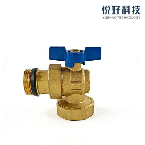 Латунный газовый клапан 90 градусов с поплавковым управлением