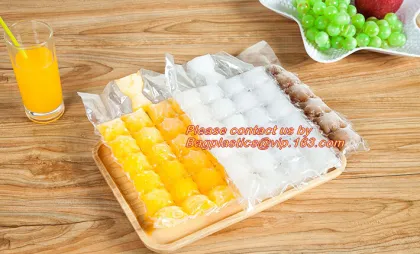 plastic disposable ice cube bag, ice pop bag, ice cube plastic bag, ice bag, LDPE ice cube plastic bag, ice, ice cube, cooler
