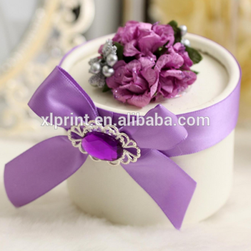 decorate wedding favor box /luxury wedding invitation box