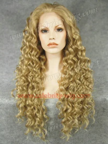 Khaki Color Drag Queen Rupaul Synthetic Lace Front Wig