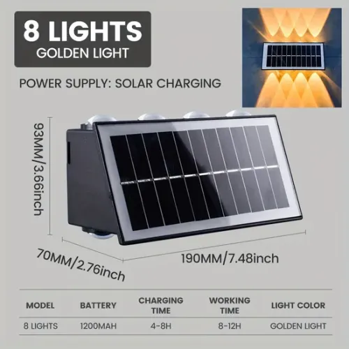 Энергоэффективные решения для освещения стен для садов Villas